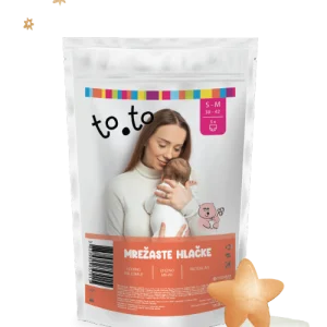 TOSAMA® to.to mama - mrežaste hlačke S-M, 5 kos