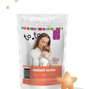 TOSAMA® to.to mama - mrežaste hlačke L-XL, 5 kos