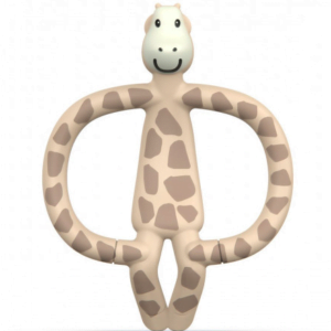 MATCHSTICK MONKEY® Grizalo z masažno zobno ščetko, Zofi žirafa