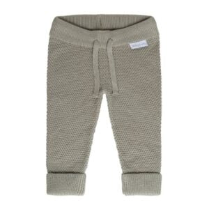 Baby's Only® Otroške pletene hlače kaki iz 100% organskega bombaža