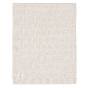 Jollein® Pletena bombažna odeja 75x100cm Grain Knit Oatmeal