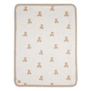 Jollein® Pletena bombažna odeja 75x100cm Teddy Bear