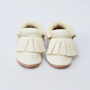 Minimellows Peščeno beli copatki