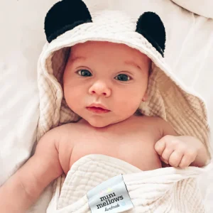 Minimellows Brisača s kapuco Panda