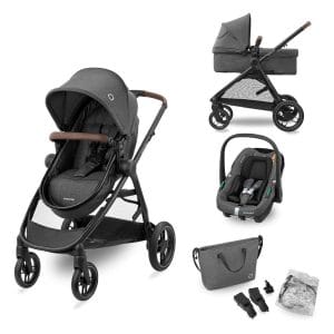 Maxi Cosi voziček 3v1 Zelia S dark grey