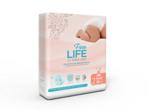 Otroške pleničke Freelife Mini 3-6KG, 56 kos