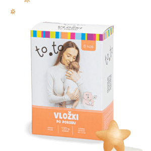 TOSAMA® to.to mama - bombažni vložki za po porodu , 6 kos