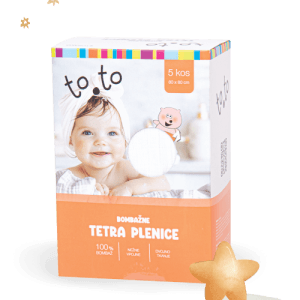 TOSAMA® to.to bombažne tetra plenice, 5 kos