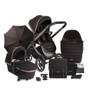 iCandy Peach 7 voziček 2v1 Pecan Phantom Complete Bundle