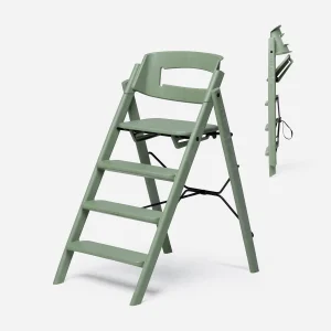 KAOS KLAPP® lesen stolček za hranjenje iz reciklirane plastike Mineral Green