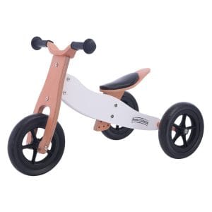 Free 2 Move leseni trikolesnik in poganjalec 2v1, Rider PLUS white