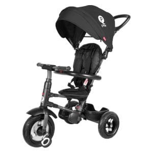 Qplay tricikel Rito rubber črne barve