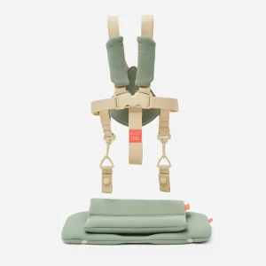 KAOS KLAPP® Set Blazinice in Varnostni pas, Mineral Green